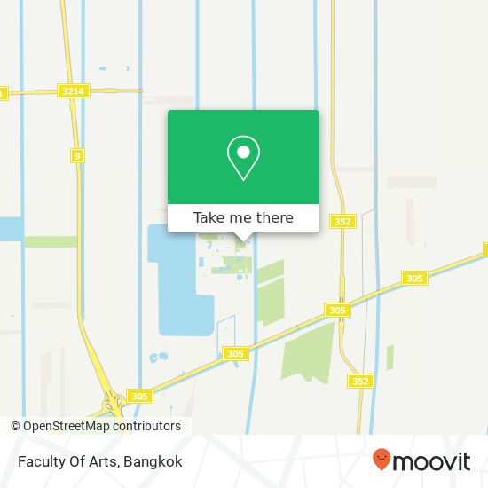 Faculty Of Arts map