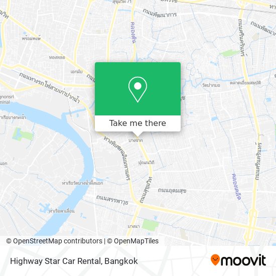 Highway Star Car Rental map