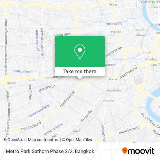 Metro Park Sathorn Phase 2/2 map
