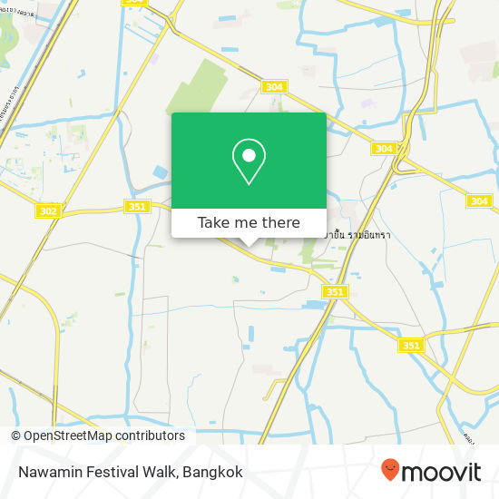 Nawamin Festival Walk map