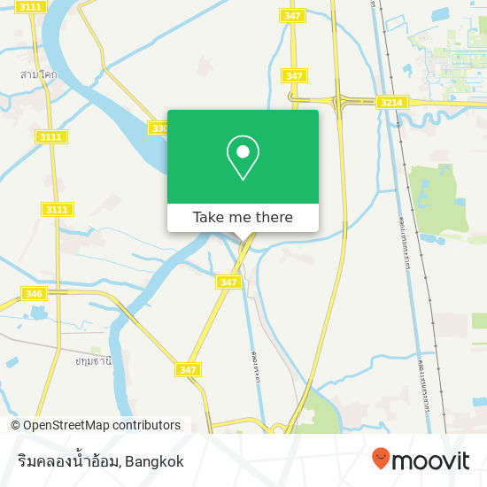 ริมคลองน้ำอ้อม map