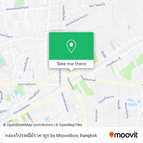 กล่องไปรษณีย์ราคาถูก by Mrpostbox map