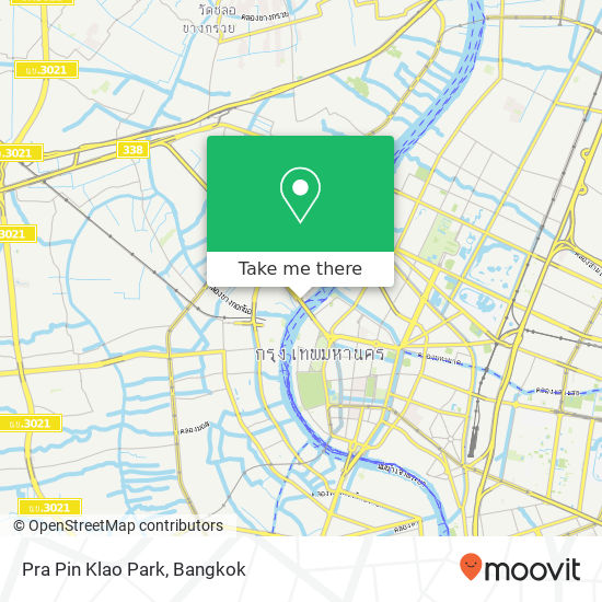 Pra Pin Klao Park map