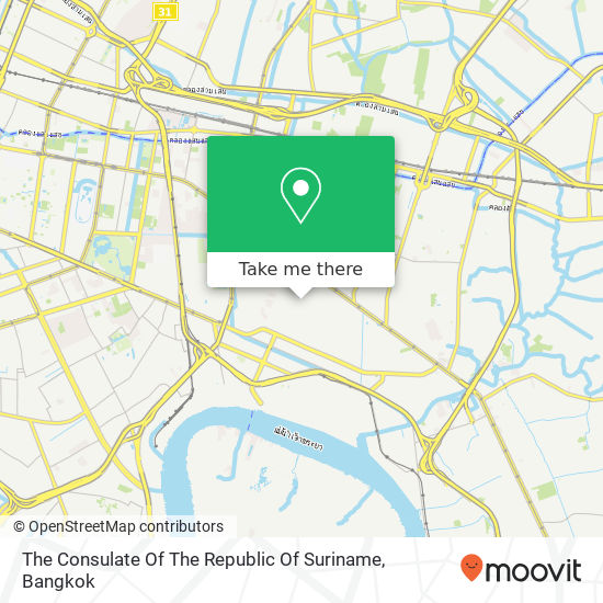 The Consulate Of The Republic Of Suriname map