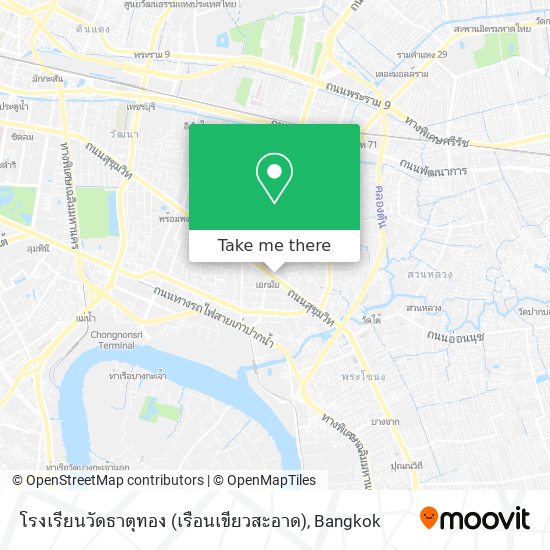 โรงเรียนวัดธาตุทอง (เรือนเขียวสะอาด) map