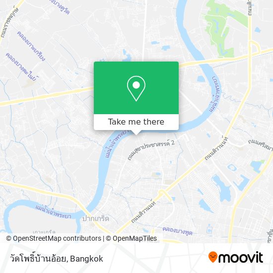 วัดโพธิ์บ้านอ้อย map