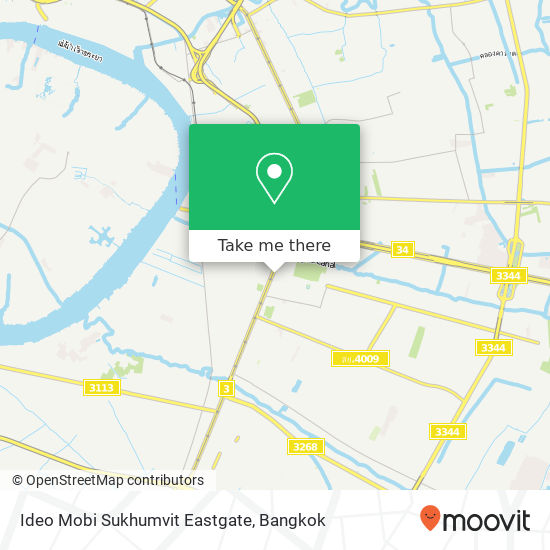 Ideo Mobi Sukhumvit Eastgate map