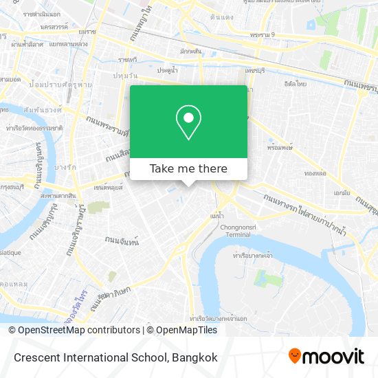 Crescent International School map