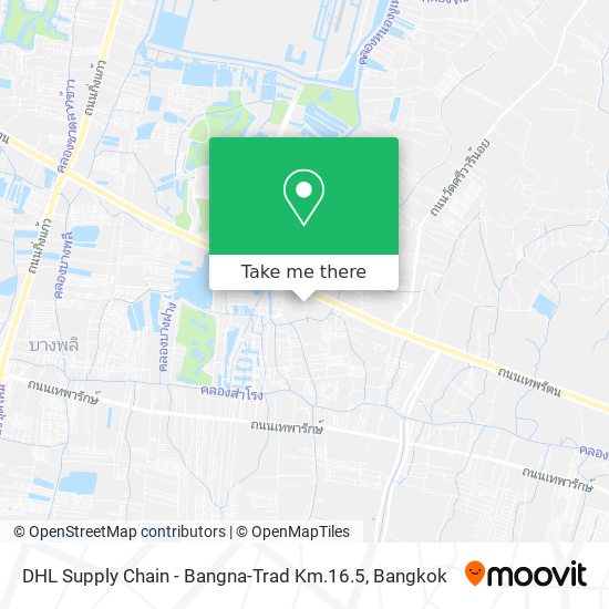 DHL Supply Chain - Bangna-Trad Km.16.5 map