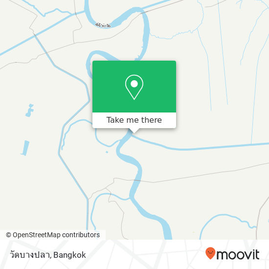 วัดบางปลา map