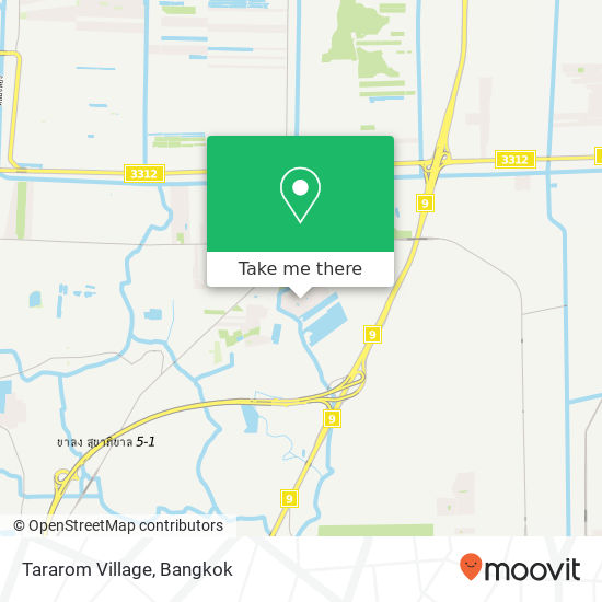 Tararom Village map