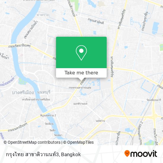 กรุงไทย สาขาติวานนท์3 map