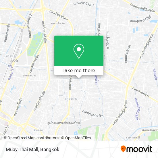 Muay Thai Mall map