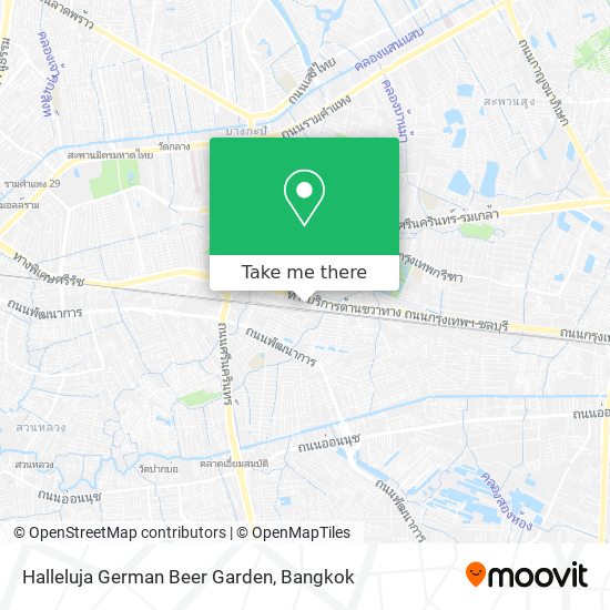 Halleluja German Beer Garden map