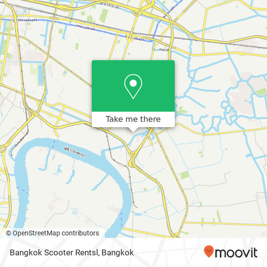 Bangkok Scooter Rentsl map