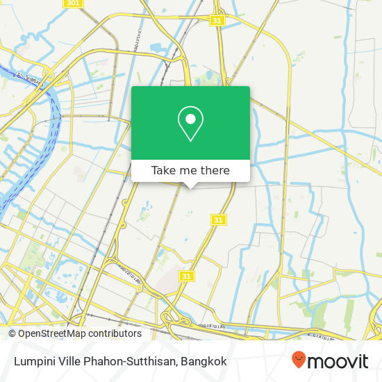 Lumpini Ville Phahon-Sutthisan map