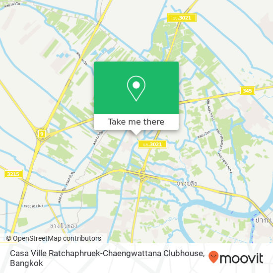 Casa Ville Ratchaphruek-Chaengwattana Clubhouse map