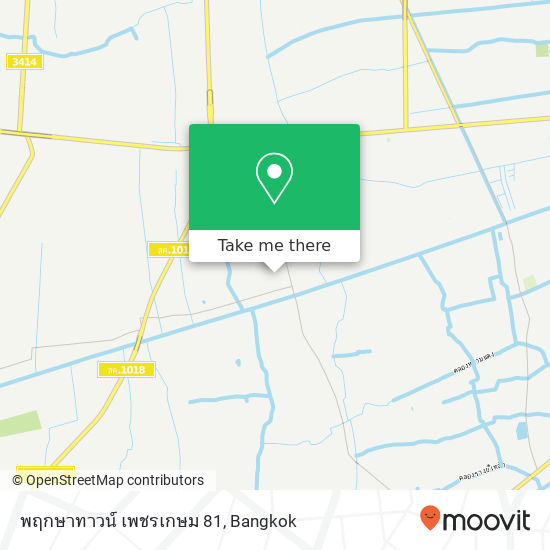 พฤกษาทาวน์ เพชรเกษม 81 map