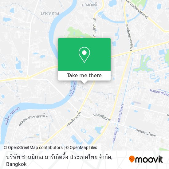 บริษัท ซานมิเกล มาร์เก็ตติ้ง ประเทศไทย จำกัด map