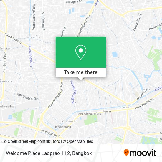 Welcome Place Ladprao 112 map