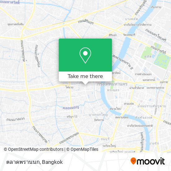 ตลาดพรานนก map