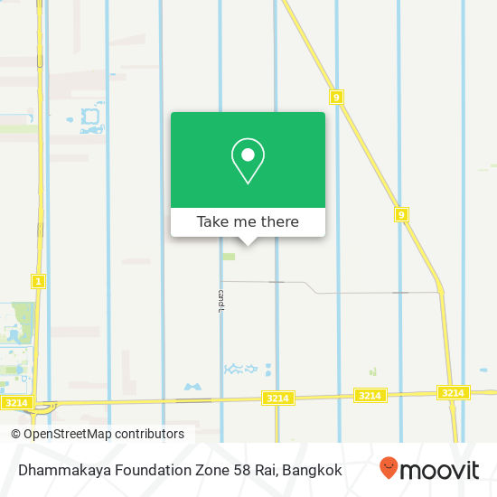 Dhammakaya Foundation Zone 58 Rai map