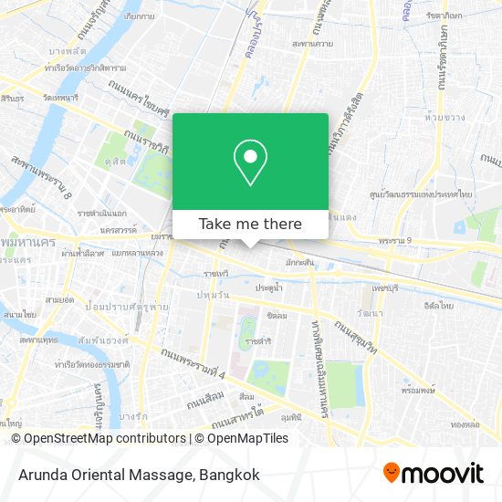 Arunda Oriental Massage map
