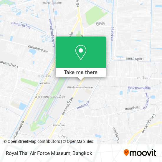 Royal Thai Air Force Museum map