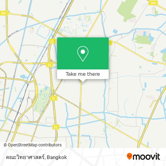 คณะวิทยาศาสตร์ map