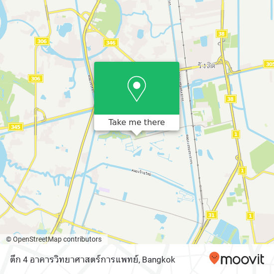 ตึก 4 อาคารวิทยาศาสตร์การแพทย์ map