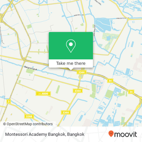 Montessori Academy Bangkok map