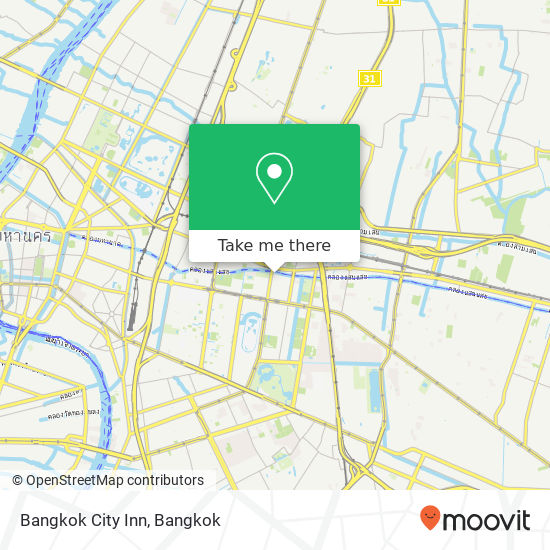 Bangkok City Inn map
