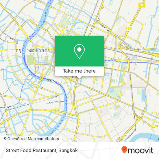 Street Food Restaurant map