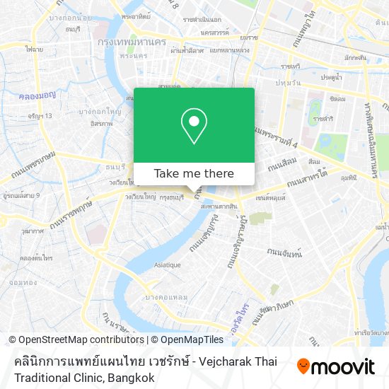คลินิกการแพทย์แผนไทย เวชรักษ์ - Vejcharak Thai Traditional Clinic map