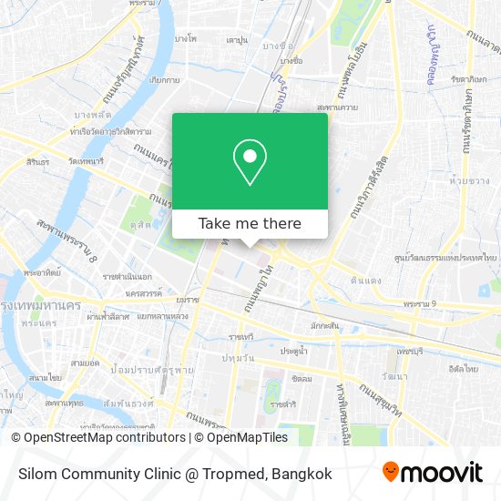 Silom Community Clinic @ Tropmed map