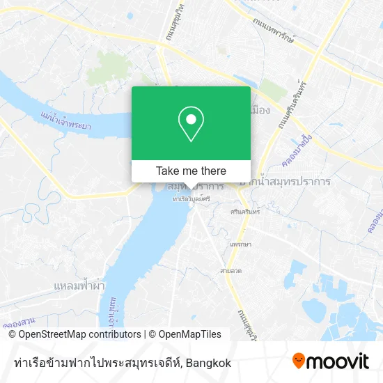 ท่าเรือข้ามฟากไปพระสมุทรเจดีห์ map
