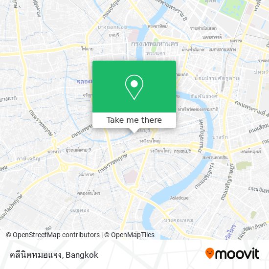 คลีนิคหมอแจง map