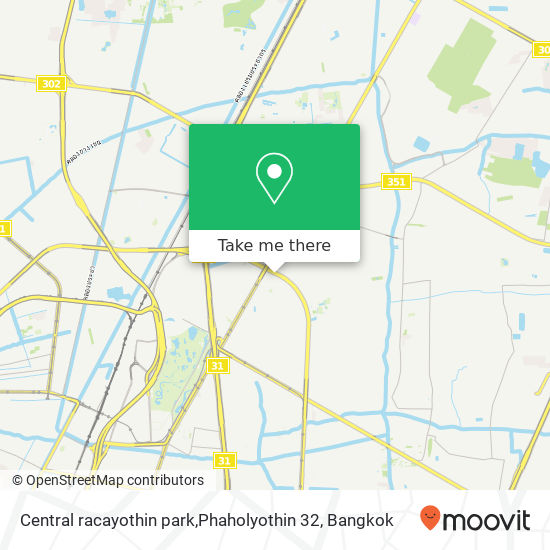 Central racayothin park,Phaholyothin 32 map