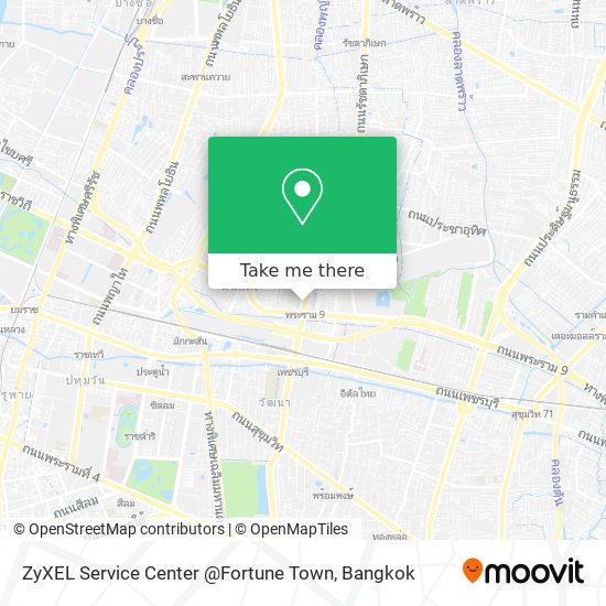 ZyXEL Service Center @Fortune Town map