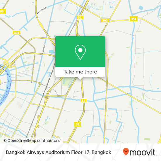 Bangkok Airways Auditorium Floor 17 map