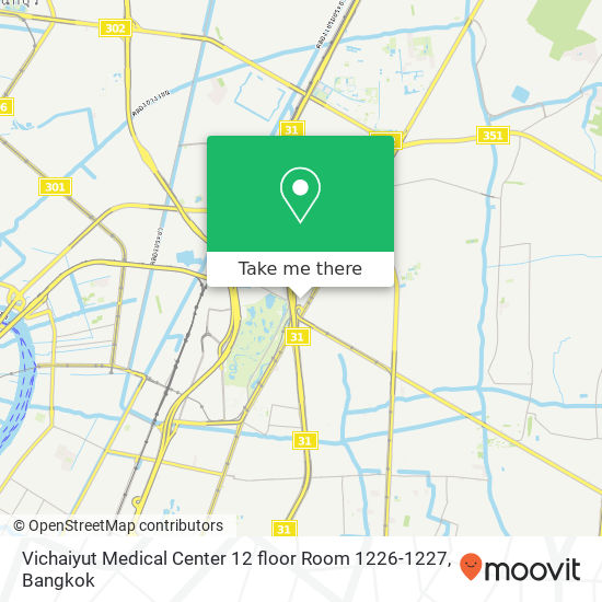 Vichaiyut Medical Center 12 floor Room 1226-1227 map