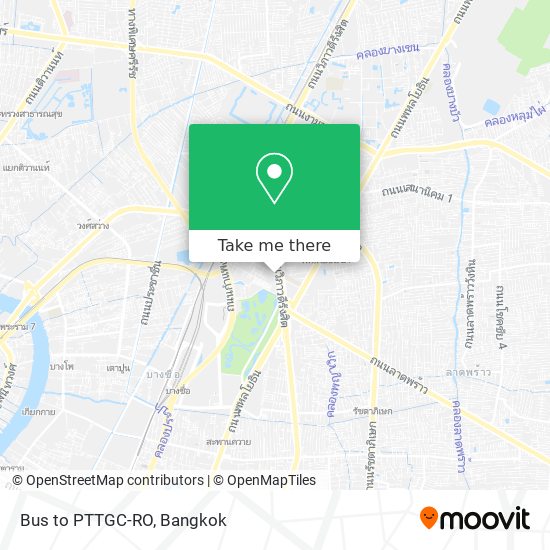 Bus to PTTGC-RO map