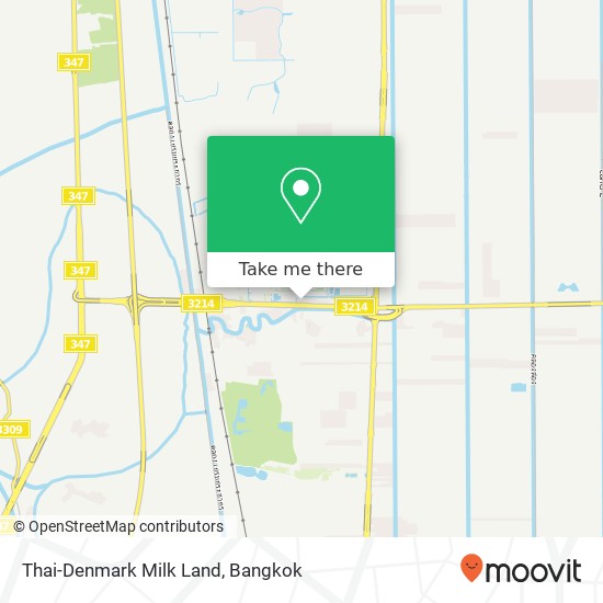 Thai-Denmark Milk Land map