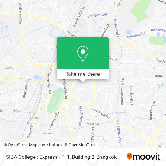 SIBA College : Express - Fl.1, Building 2 map