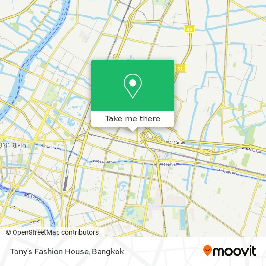 Tony's Fashion House map