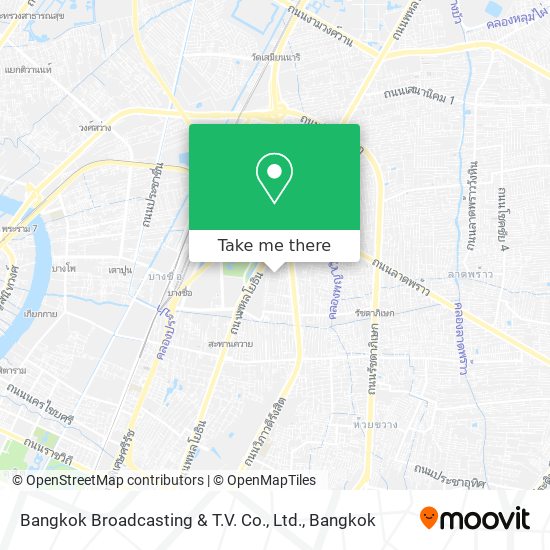 Bangkok Broadcasting & T.V. Co., Ltd. map