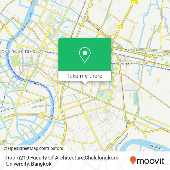 Room219,Faculty Of Architecture,Chulalongkorn Univercity map