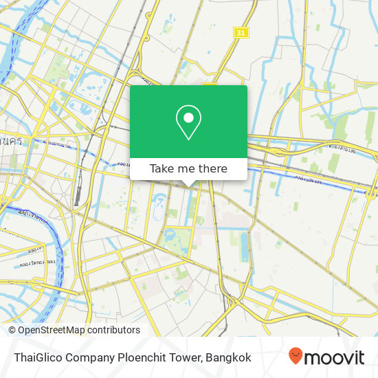 ThaiGlico Company Ploenchit Tower map
