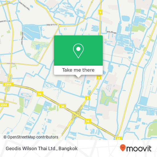 Geodis Wilson Thai Ltd. map