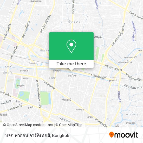 บจก.พาออน อาร์คิเทคส์ map